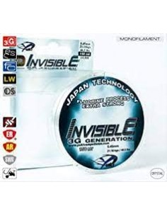 Hilo yuki invisible 0,37mm 300m, monofilamento yuki invisible, hilo