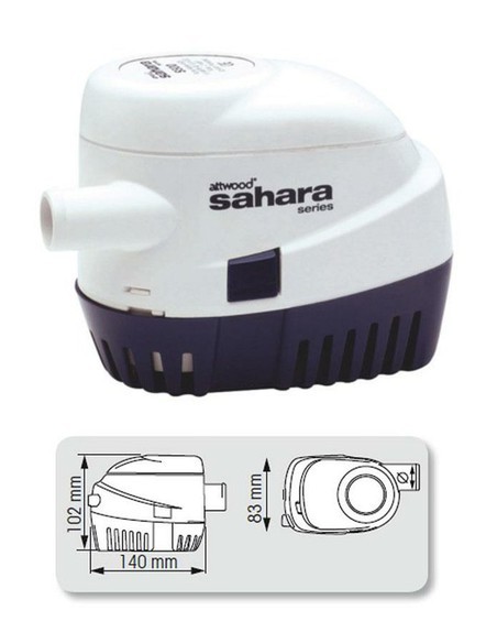 Bomba sumergible automática sahara mod. s500-tienda de pesca-náutica