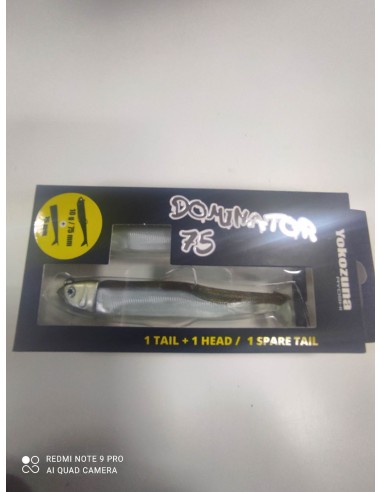 Señuelo yokozuma dominator 75mm-tienda de pesca-vinilo domonator-vinilo