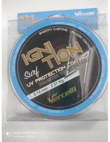 MOFILAMENTO VERCELLI IGNITION SURF 0,14MM 3000M