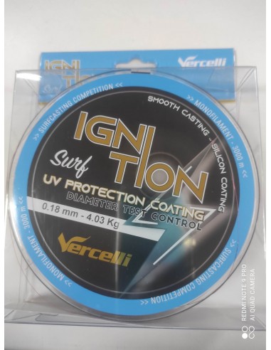 MONOFILAMENTO VERCELLI IGNITION SURF 0,18MM 3000M