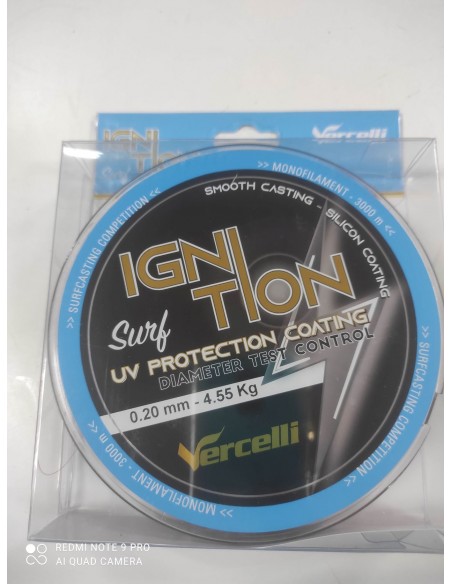 Monofilamento vercelli ignition surf 0,20mm 3000m tienda de pesca