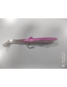 Vinilo raglou 85mm color rosa-tienda de pesca-raglou rosa-raglou-ragot