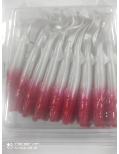 Vinilo ragot 85mm color nacar cabeza roja-tienda de pesca-tienda náutica