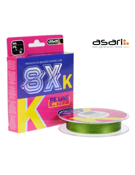 HILO TRENZADO ASARI 8XK 0.30MM 1000M 29.55KG