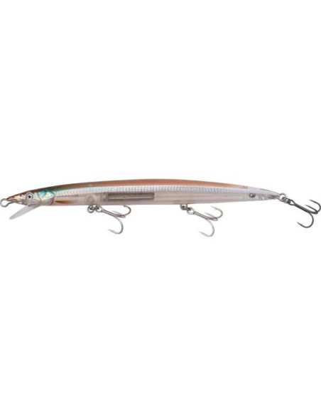 SAVAGE GEAR SANDEEL JERK MINNOW 145 14GR OLIVE GHOST