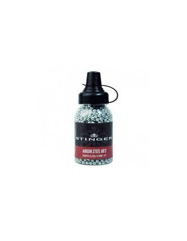Balines stinger niquelados 4,5mm 1500 unidades-tienda de pesca, stinger
