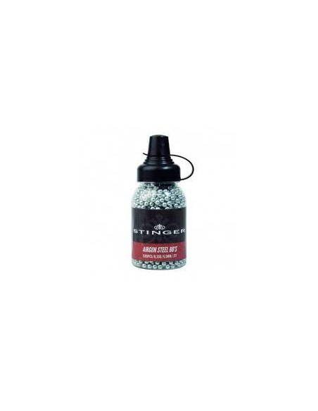 Balines stinger niquelados 4,5mm 1500 unidades-tienda de pesca, stinger