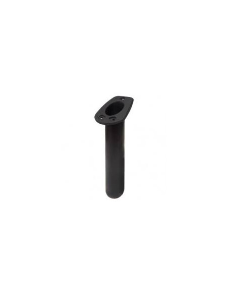 CAÑERO DE PLASTICO NEGRO EMPOTRABLE CON TAPON