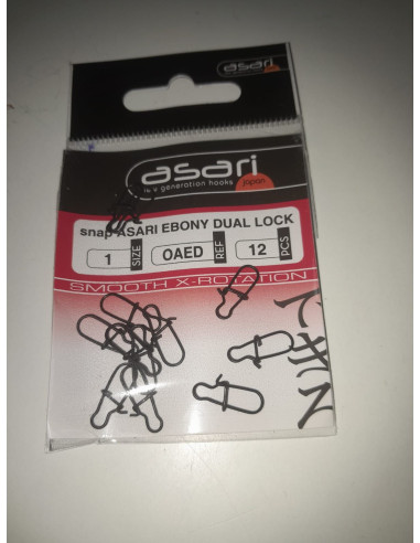 GRAPA SNAP ASARI EBONY DUAL LOCK Nº0