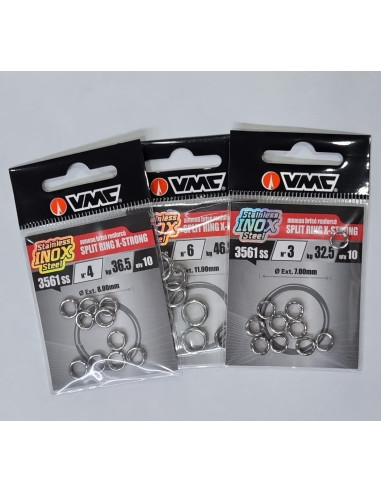Anillas inox vmc n2 8kg-tienda de pesca-tienda náutica-anilla señuelos