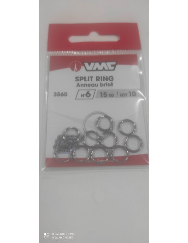 Anillas inox vmc n6 15kg-tienda de pesca-tienda náutica-anilla señuelos
