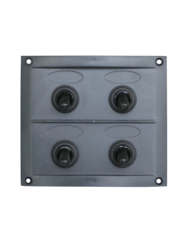 PANEL WATERPROOF 4 INTERRUPTORES