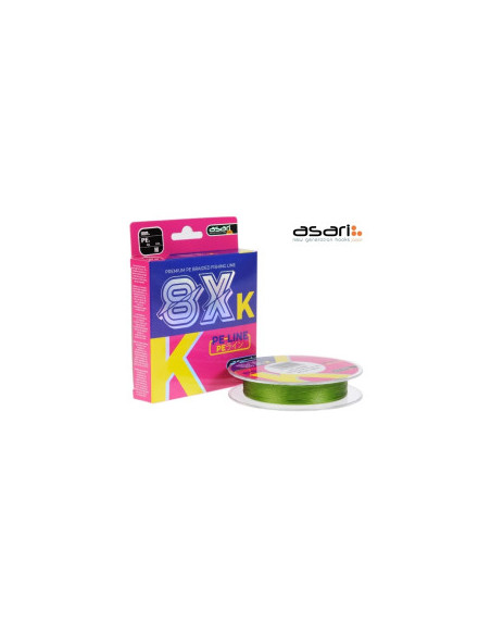 Trenzado asari  8X k 0.20mm 275m-tienda de pesca-trenzado x8 k-textil