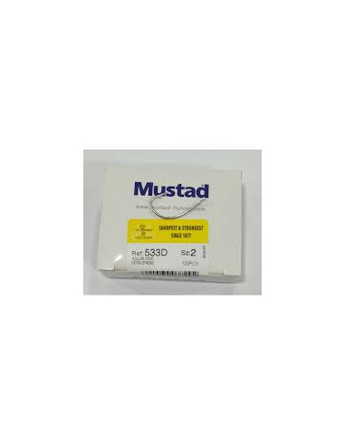 Anzuelo mustad 533d nº4-tienda de pesca-tienda nautica-mustad