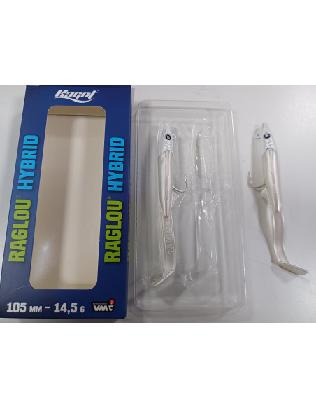 NUEVO VINILO RAGLOU PLOMADO X2 HYB 65MM COLOR PW NACAR 4.5G