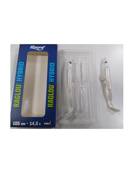 Vinilo raglou plomado x2 hybrid 85mm pw nacar-tienda de pesca-tienda náutica