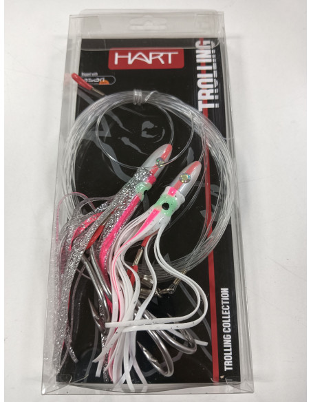 MONTAJE DOBLE PULPITOS HART TROLLING 3.5 COLOR C4