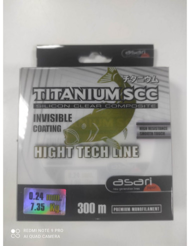 Hilo asari titanium scc invisible 0,20mm-tienda de pesca-hilo asari-coated