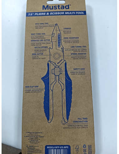 ALICATES MUSTAD MINI SPLIT RING PLIERS  13CM
