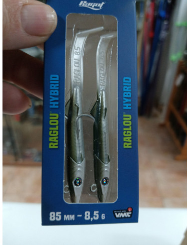 NUEVO VINILO RAGLOU PLOMADO X2 HYBRID 85MM COLOR AYUG 8.5G