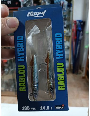 VINILO RAGLOU PLOMADO X2 HYBRID 105MM AYU10.5G