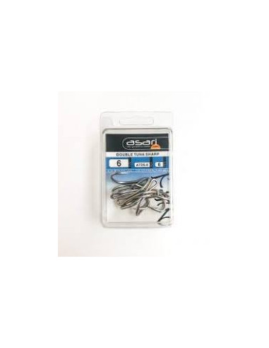 ANZUELO DOBLE ASARI TUNA SHARP Nº6 (1 UNIDAD)