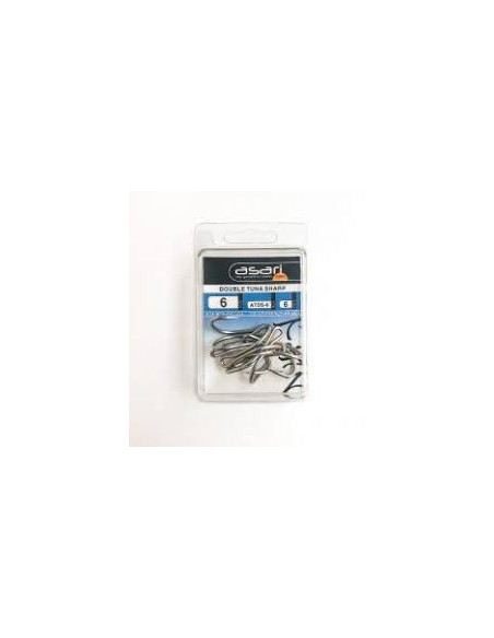 ANZUELO DOBLE ASARI TUNA SHARP Nº6 (1 UNIDAD)