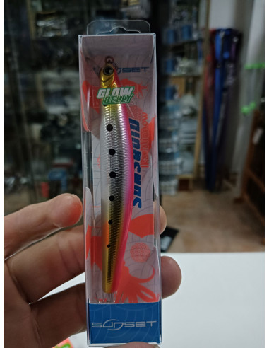 JIBIONERA SUNSET SUNSQUID MINNOW 100 COLOR SL-PK