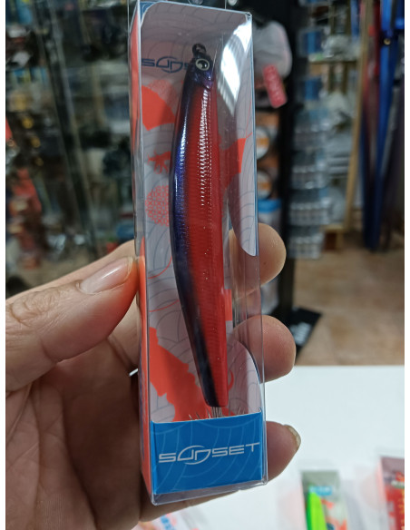 JIBIONERA SUNSET SUNSQUID MINNOW 100 COLOR BG-BK