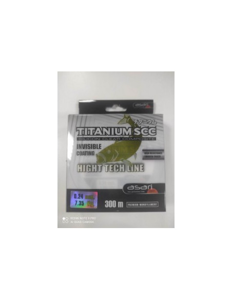 HILO ASARI TITANIUM SCC INVISIBLE COATING 0.24MM 300M
