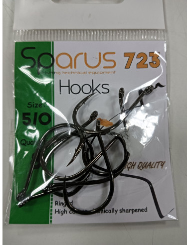 Anzuelo de carbono sparus 723 nº 5/0-tienda de pesca-tienda náutica