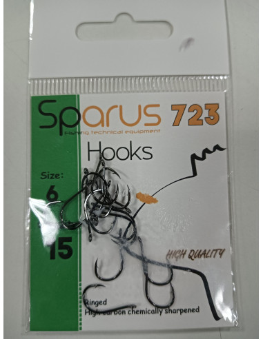 Anzuelo de carbono sparus 723 nº 6-tienda de pesca-anzuelo turkana