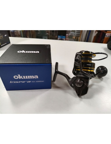 Carrete okuma inspira 4000xa spin x speed-tienda de pesca-tienda náutica
