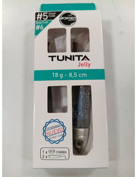 Vinilo plomado tunita jelly 18g-tienda de pesca-tienda náutica-tunita