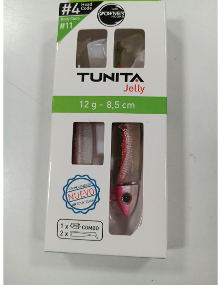 Vinilo plomado tunita jelly 12g-tienda de pesca-tienda náutica-tunita