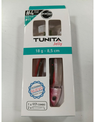 Vinilo plomado tunita jelly 18g-tienda de pesca-tienda náutica-tunita