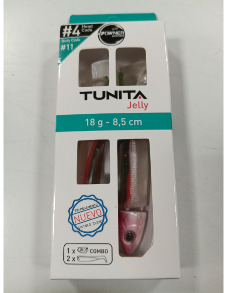 Vinilo plomado tunita jelly 18g-tienda de pesca-tienda náutica-tunita