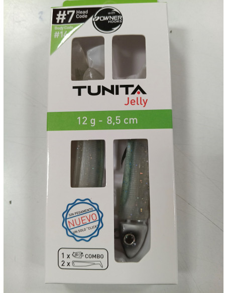 Vinilo plomado tunita jelly 12g-tienda de pesca-tienda náutica-tunita