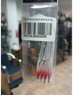 Vinilo delta perla nacar/rojo 65mm-tienda de pesca-tienda náutica-delta