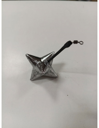 PLOMO DE ESTRELLA DE 130G CON VARILLA