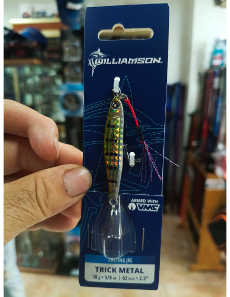 Jig willianson 62mm 18g trick metal pinfish, tienda de pesca, tienda náutica,
