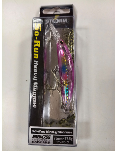 Señuelo storm so-run heavy minnow-tienda de pesca-artificial-paseante
