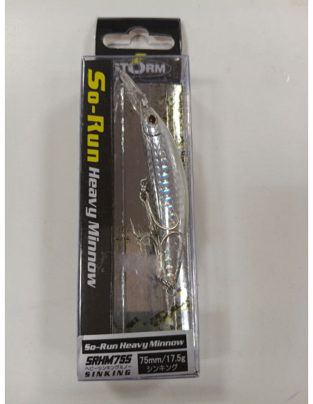 SEÑUELO STORM SO-RUN HEAVY MINNOW SRHM755 75MM 17.5G