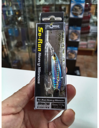 Señuelo storm so-run heavy minnow-tienda de pesca-artificial-paseante
