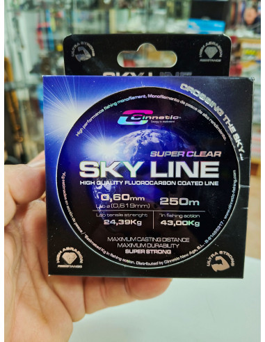 HILO CINNETIC SKY LINE 0.60M 250M FLUOROCARBONO COATED