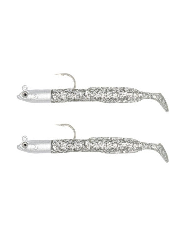 VINILO LATIGO DESTRUCTOR BAITS 85MM 8.5G SILVER CHROME