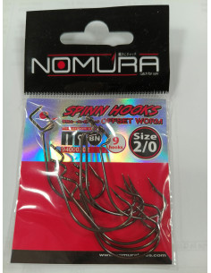 ANZUELO NOMURA OFFSET WORM BS 2312 2