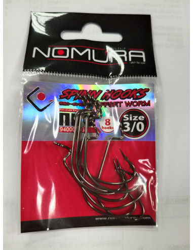 ANZUELO NOMURA OFFSET WORM BS 2312 3/0