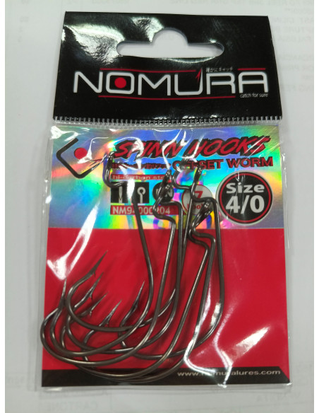 ANZUELO NOMURA OFFSET WORM 4/0